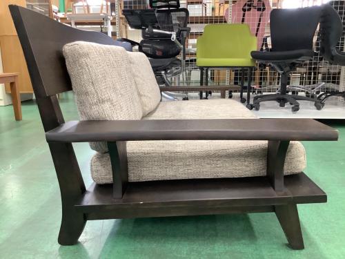 ニトリ 2人掛けソファー ダークブラウン