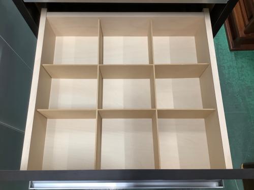 スリム6段チェスト ダークブラウン