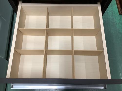 スリム6段チェスト ダークブラウン