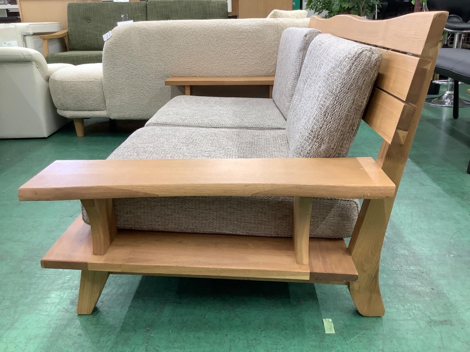 ニトリ 2人掛けソファー ナチュラル｜トレファクONLINE