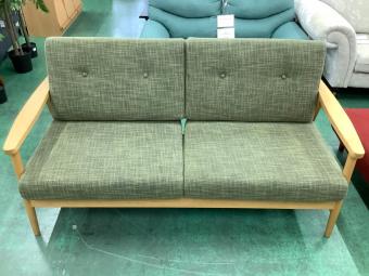 東谷 (アズマヤ) 2人掛けソファー グリーン RTO-931 ファブリック