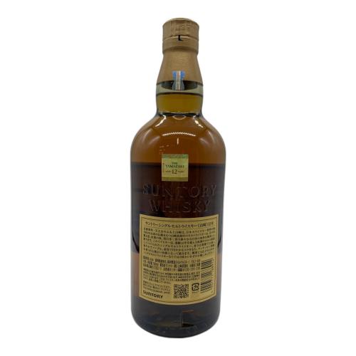 サントリー ジャパニーズウィスキー 700ml シングルモルトウイスキー 山崎 12年 未開封
