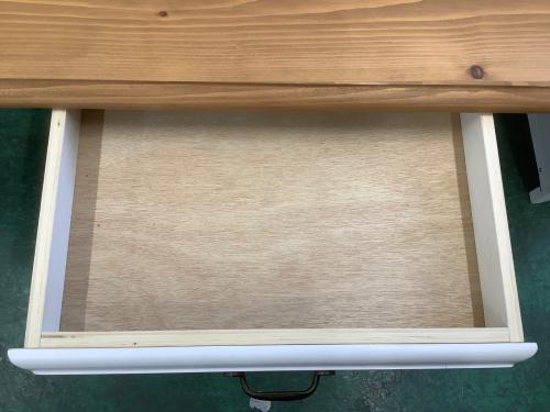 東谷 (アズマヤ) 引出し付センターテーブル ナチュラル×ホワイト