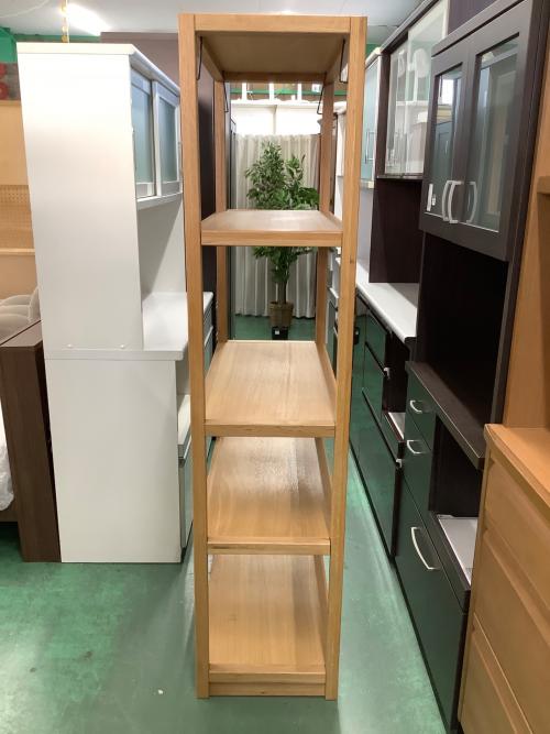 無印良品 (ムジルシリョウヒン) シェルフ ブラウン 201 4段 オーク材