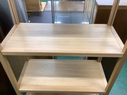 無印良品 (ムジルシリョウヒン) シェルフ ブラウン 201 4段 オーク材