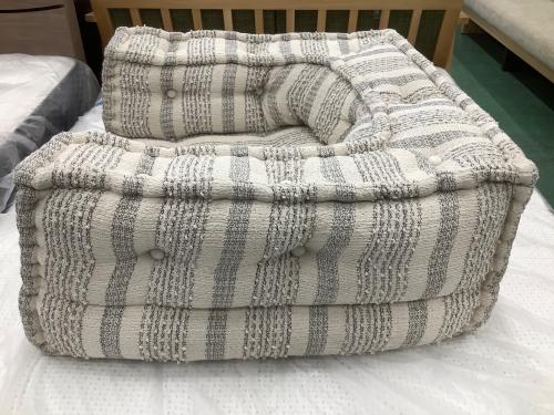 a.depeche (アデペシュ) 1人掛けソファー ホワイト×グレー