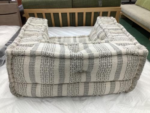 a.depeche (アデペシュ) 1人掛けソファー ホワイト×グレー