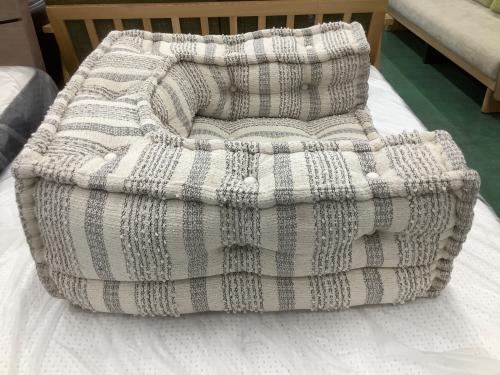 a.depeche (アデペシュ) 1人掛けソファー ホワイト×グレー