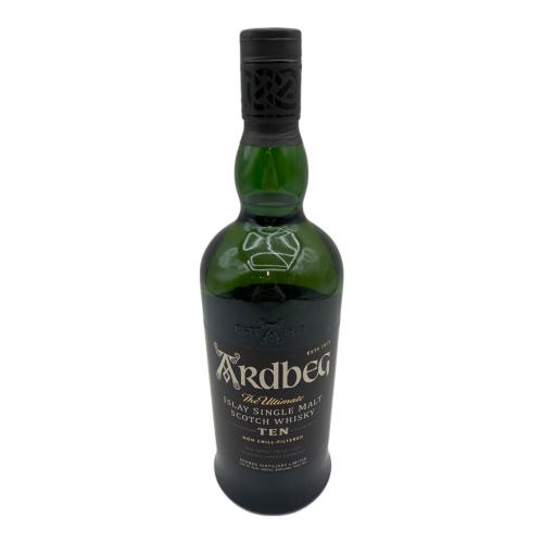 ARDBEG(アードベッグ)アイラシングルモルトスコッチウイスキー 10年 700ml 未開封
