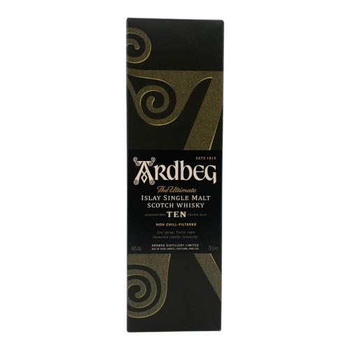 ARDBEG(アードベッグ)アイラシングルモルトスコッチウイスキー 10年 700ml 未開封