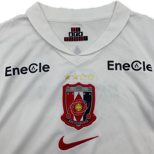 NIKE (ナイキ) 浦和レッズ 2025 アウェイ 半袖レプリカユニフォーム ゲームシャツ メンズ SIZE L ホワイト HJ1422-100