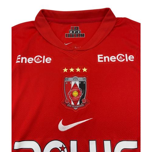 NIKE (ナイキ) 浦和レッズ 2025 ホーム 半袖レプリカユニフォーム ゲームシャツ メンズ SIZE M レッド HJ1425-611