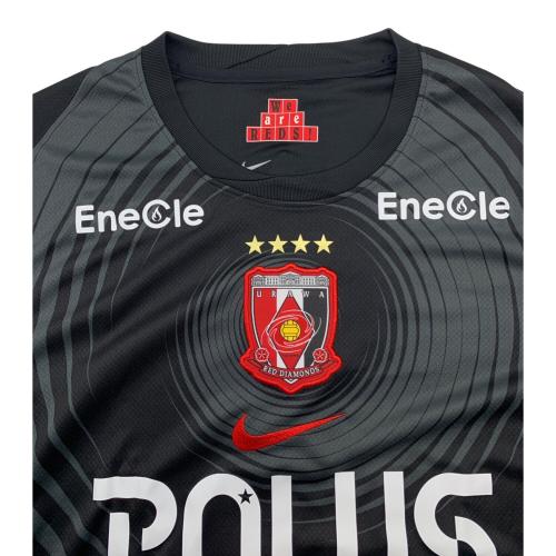 NIKE (ナイキ) 浦和レッズ 2025 サード 半袖レプリカユニフォーム ゲームシャツ メンズ SIZE L ブラック HJ1418-010