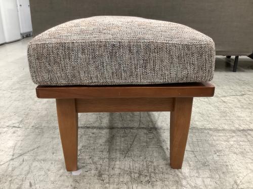 UNICO (ウニコ) ベンチ グレー×ブラウン ファブリック WICK