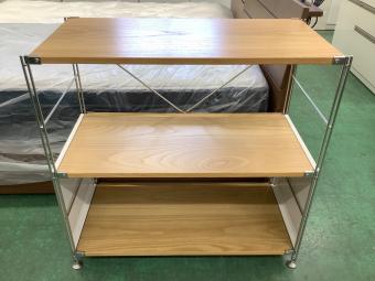 無印良品 (ムジルシリョウヒン) ステンレスユニットシェルフ ナチュラル×シルバー