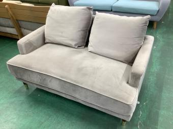 LOWYA (ロウヤ) 2人掛けソファー ライトグレー