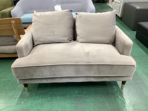 LOWYA (ロウヤ) 2人掛けソファー ライトグレー