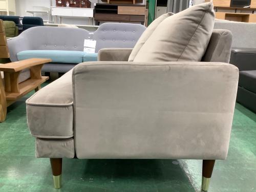 LOWYA (ロウヤ) 2人掛けソファー ライトグレー