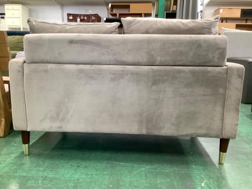 LOWYA (ロウヤ) 2人掛けソファー ライトグレー