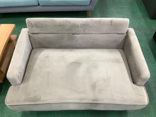 LOWYA (ロウヤ) 2人掛けソファー ライトグレー