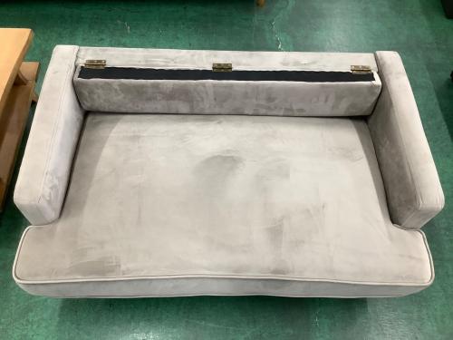 LOWYA (ロウヤ) 2人掛けソファー ライトグレー