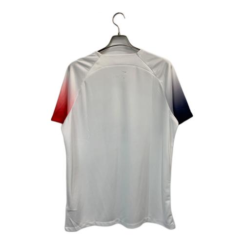 NIKE (ナイキ) ゲームシャツパリサンジェルマン AWAYプレマッチトップ FD0630-101 2023 メンズ SIZE LL ホワイト