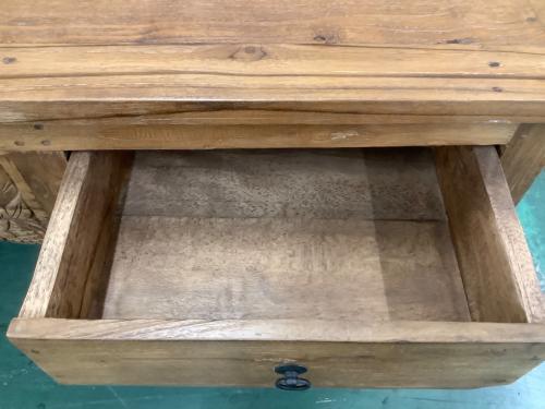 アジアンテイストコンソールテーブル ブラウン