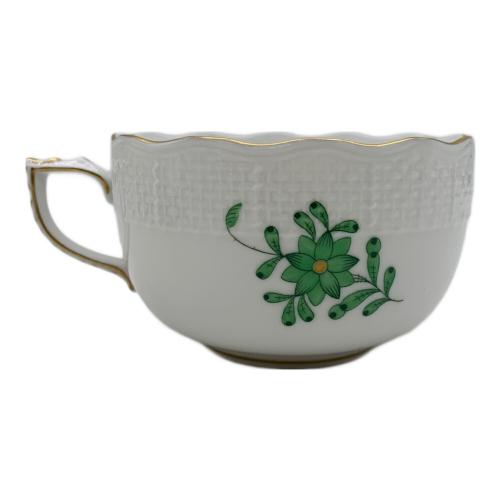 Herend (ヘレンド) ティーカップ&ソーサー アポニーグリーン