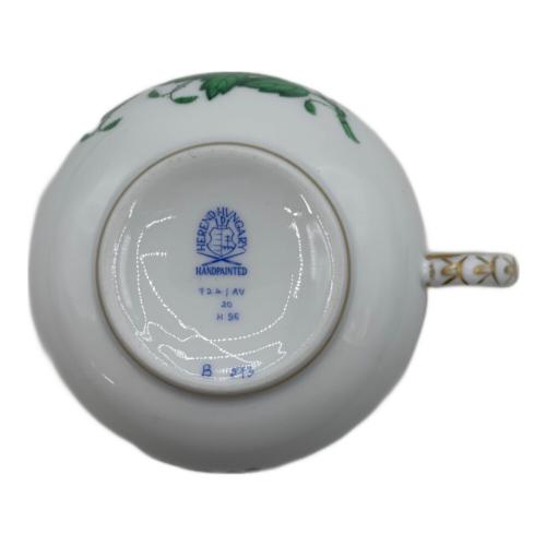 Herend (ヘレンド) ティーカップ&ソーサー アポニーグリーン