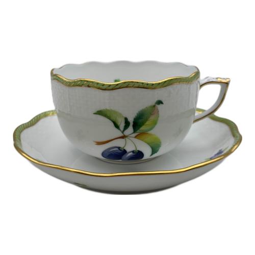 Herend (ヘレンド) ティーカップ&ソーサー フルーツエスキース