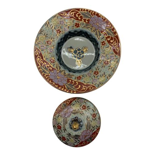 古伊万里 (コイマリ) 蓋付カップ&ソーサー 林九郎作