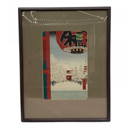 浮世絵 歌川広重 名所江戸百景 浅草金龍山｜トレファクONLINE