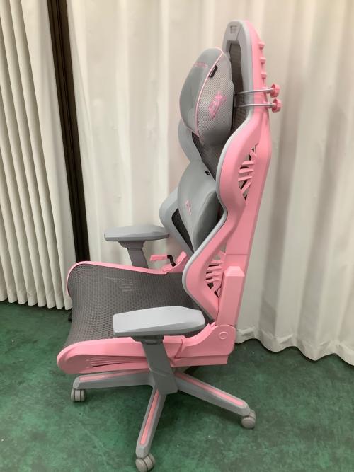 DX RACER (デラックス レーサー) ゲーミングチェア ピンク×ライトグレー