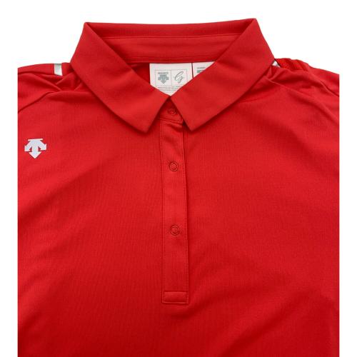 DESCENTE (デサント) ポロシャツ ゴルフウェア(トップス) レディース SIZE M レッド