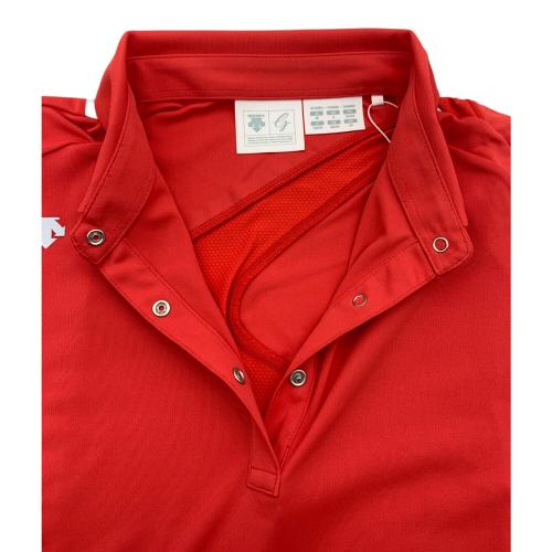 DESCENTE (デサント) ポロシャツ ゴルフウェア(トップス) レディース SIZE M レッド