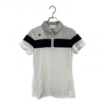 DESCENTE (デサント) ゴルフウェア(トップス) レディース SIZE M グレー×ホワイト
