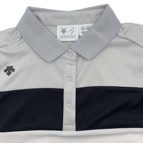 DESCENTE (デサント) ゴルフウェア(トップス) レディース SIZE M グレー×ホワイト