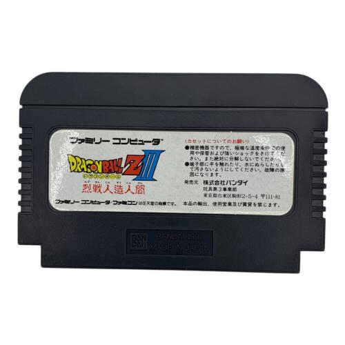 BANDAI（バンダイ）ドラゴンボールZ Ⅲ 烈戦人造人間 ファミコン用ソフト