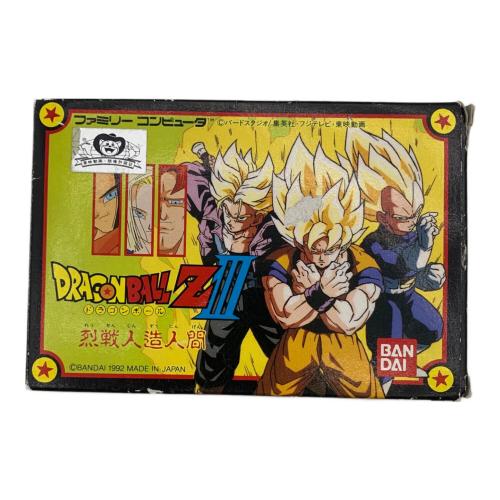 BANDAI（バンダイ）ドラゴンボールZ Ⅲ 烈戦人造人間 ファミコン用ソフト