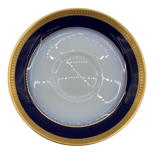 大倉陶園 (オオクラトウエン) カップ&ソーサー 瑠璃片葉金蝕 J･Bマーク有