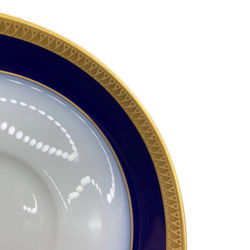 大倉陶園 (オオクラトウエン) カップ&ソーサー 瑠璃片葉金蝕 J･Bマーク有