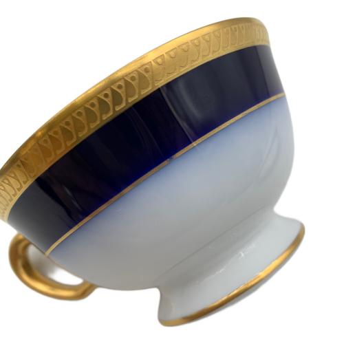 大倉陶園 (オオクラトウエン) カップ&ソーサー 瑠璃片葉金蝕 J･Bマーク有