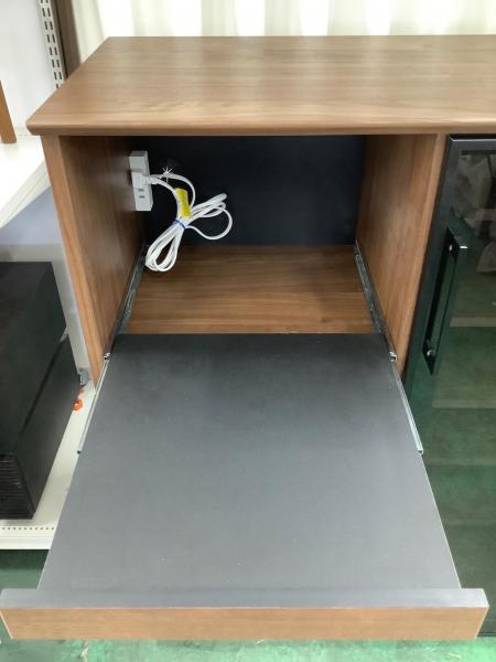 古賀家具 (コガカグ) レンジ台 224 ナチュラル×ブラック ボヌール