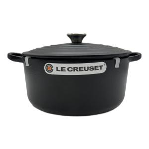 LE CREUSET (ルクルーゼ) キッチン雑貨 24cm ブラック ココット・ロンド