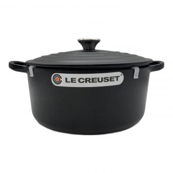 LE CREUSET (ルクルーゼ) キッチン雑貨 24cm ブラック ココット・ロンド