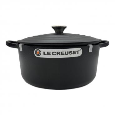 ルクルーゼ　ココット・ロンド 20cm カイエン　新品未使用品 LE CREUSET (ルクルーゼ) 両手鍋 20cm カイエン ココット・ロンド