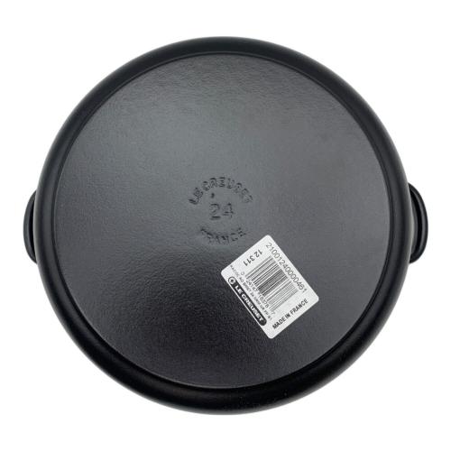LE CREUSET (ルクルーゼ) キッチン雑貨 24cm ブラック ココット・ロンド