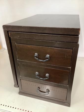 折りたたみ文机 ダークブラウン