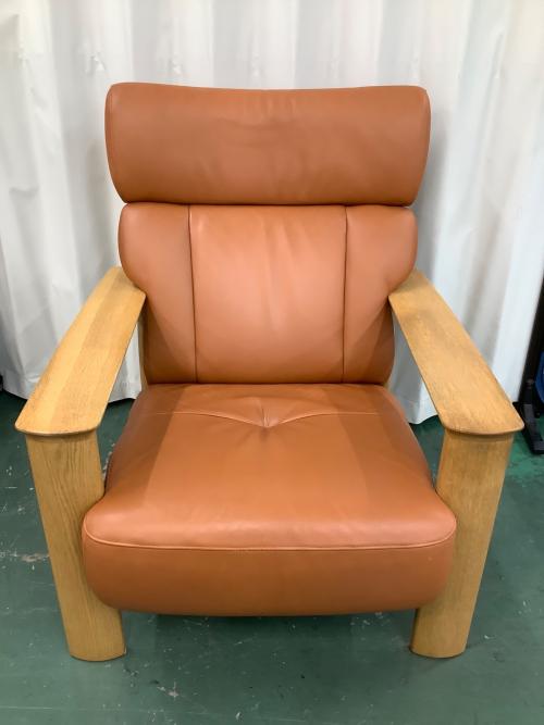 karimoku (カリモク) 1人掛けソファー WT4100 43 ブラウン