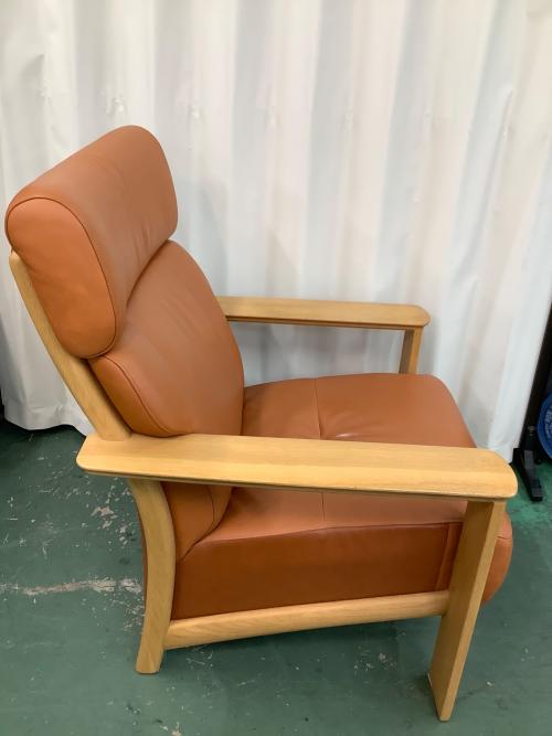 karimoku (カリモク) 1人掛けソファー WT4100 43 ブラウン